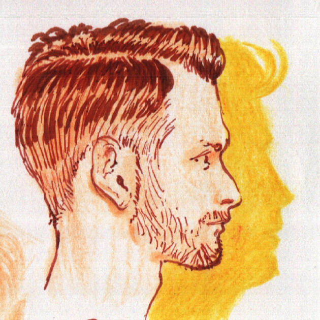 3. Life portrait drawing at events